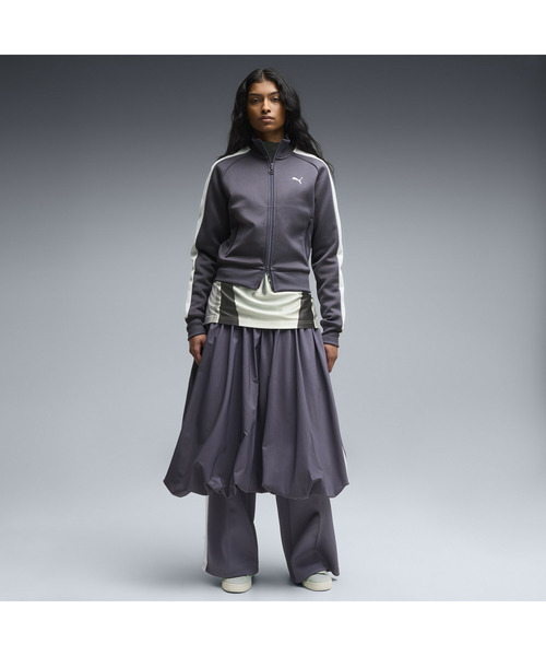 PUMA(プーマ)の「PUMA プーマ ウィメンズ T7 オールウェイズ オン ショート トラック ジャケ(ジャージ・レディース・クリーム/グレー系・MEDIUM/LARGE/X-LARGE/SMALL)」の8枚目の写真