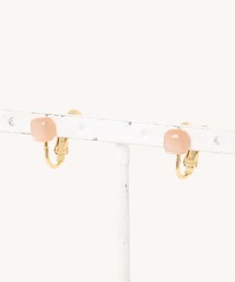 september/ムーンストーンsquare カボション earring