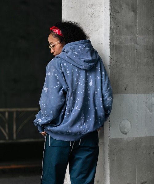 UNION(UNION TOKYO)(ユニオン)の「UNION TOKYO CRUMPLER HOOD ユニオントーキョー フーディ(パーカー・メンズ・ブラウン/ネイビー・M/S)」の1枚目の写真