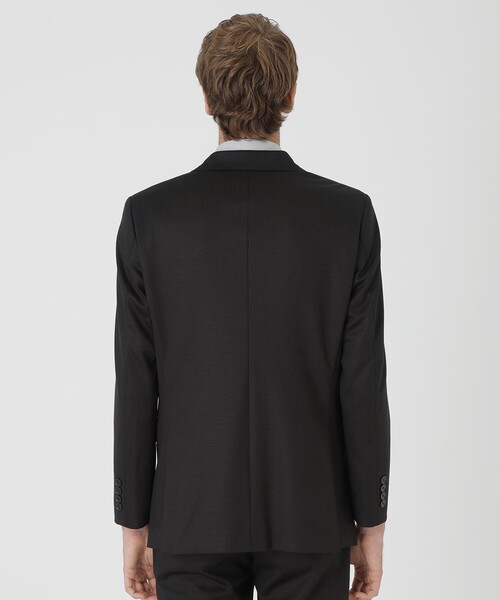 BLACK LABEL CRESTBRIDGE(ブラックレーベル・クレストブリッジ)の「【BE FLEX SUIT】シャドーストライプジャケット(テーラードジャケット・メンズ・ブラック・XL/M/L)」の5枚目の写真