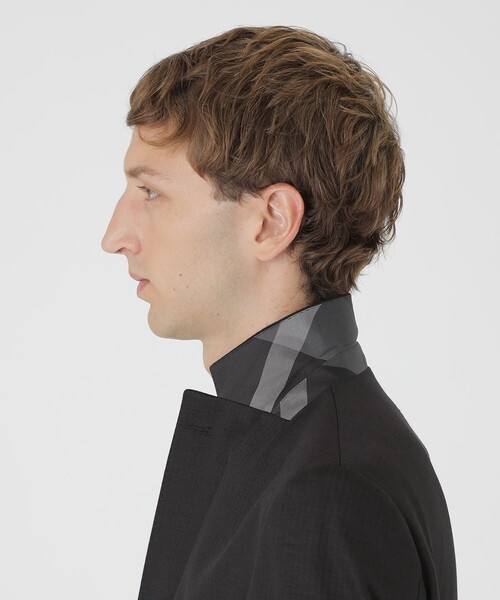 BLACK LABEL CRESTBRIDGE(ブラックレーベル・クレストブリッジ)の「【BE FLEX SUIT】シャドーストライプジャケット(テーラードジャケット・メンズ・ブラック・XL/M/L)」の6枚目の写真