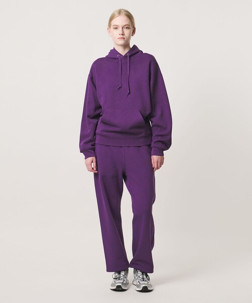 NICE WEATHER（ナイスウェザー）の「＜NICE WEATHER＞NICE ロゴ フーディ（パーカー・メンズ・モカ/パープル/ライトグレー・S/XS/XL/L/M）」の16枚目の写真