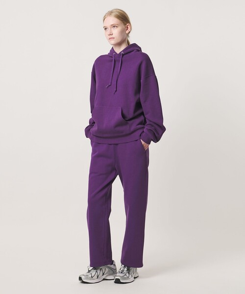 NICE WEATHER（ナイスウェザー）の「＜NICE WEATHER＞NICE ロゴ フーディ（パーカー・メンズ・モカ/パープル/ライトグレー・S/XS/XL/L/M）」の17枚目の写真