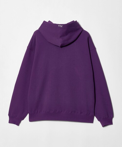 NICE WEATHER（ナイスウェザー）の「＜NICE WEATHER＞NICE ロゴ フーディ（パーカー・メンズ・モカ/パープル/ライトグレー・S/XS/XL/L/M）」の19枚目の写真