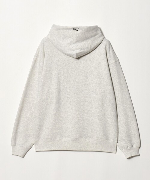 NICE WEATHER（ナイスウェザー）の「＜NICE WEATHER＞NICE ロゴ フーディ（パーカー・メンズ・モカ/パープル/ライトグレー・S/XS/XL/L/M）」の6枚目の写真