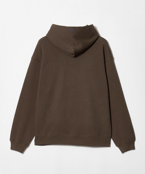 NICE WEATHER（ナイスウェザー）の「＜NICE WEATHER＞NICE ロゴ フーディ（パーカー・メンズ・モカ/パープル/ライトグレー・S/XS/XL/L/M）」の9枚目の写真