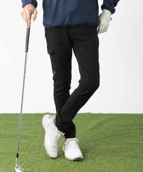 stella77golf（ステラセブンティーンセブンゴルフ）の「極上ｽﾄﾚｯﾁｺﾞﾙﾌﾊﾟﾝﾂ（チノパンツ・メンズ・ネイビー系/ベージュ/ブラック/ネイビー/グレー/ベージュ系/グレー系/ブラック系/ホワイト系/ホワイト・4/LARGE/MEDIUM/2/5/X-LARGE/XX-LARGE/3）」の4枚目の写真