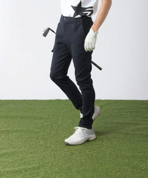 stella77golf（ステラセブンティーンセブンゴルフ）の「極上ｽﾄﾚｯﾁｺﾞﾙﾌﾊﾟﾝﾂ（チノパンツ・メンズ・ネイビー系/ベージュ/ブラック/ネイビー/グレー/ベージュ系/グレー系/ブラック系/ホワイト系/ホワイト・4/LARGE/MEDIUM/2/5/X-LARGE/XX-LARGE/3）」の10枚目の写真