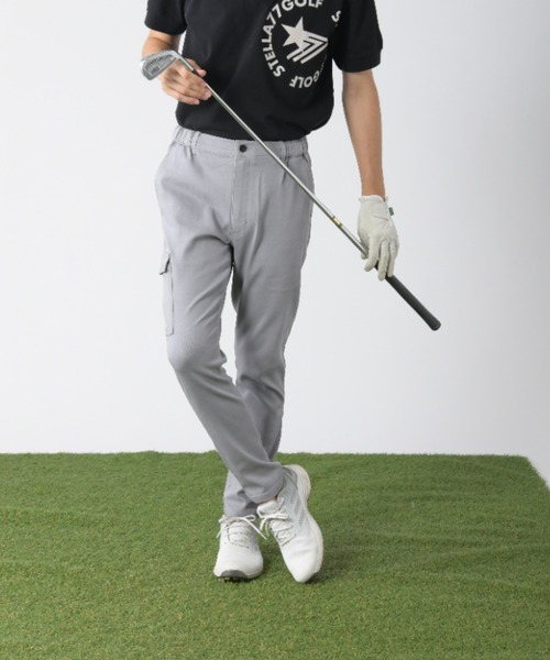 stella77golf（ステラセブンティーンセブンゴルフ）の「極上ｽﾄﾚｯﾁｺﾞﾙﾌﾊﾟﾝﾂ（チノパンツ・メンズ・ネイビー系/ベージュ/ブラック/ネイビー/グレー/ベージュ系/グレー系/ブラック系/ホワイト系/ホワイト・4/LARGE/MEDIUM/2/5/X-LARGE/XX-LARGE/3）」の5枚目の写真