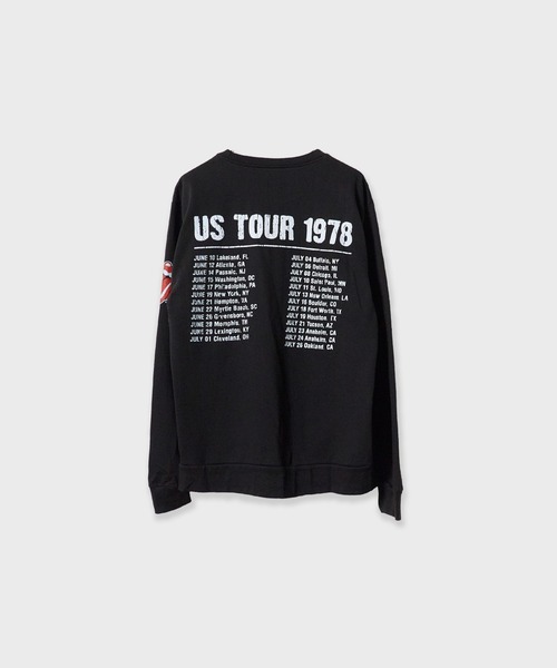 UNSTOA(アンストア)の「THE ROLLING STONES / US Tour 1978 / RSSWT133MB(スウェット・メンズ・ブラック・XL/L/M)」の2枚目の写真