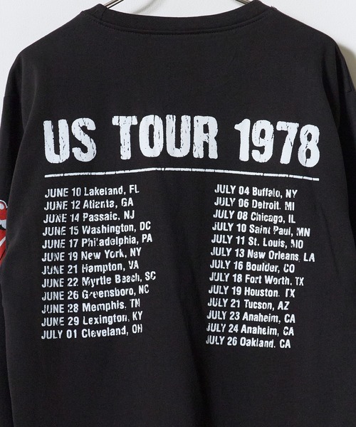 UNSTOA(アンストア)の「THE ROLLING STONES / US Tour 1978 / RSSWT133MB(スウェット・メンズ・ブラック・XL/L/M)」の6枚目の写真