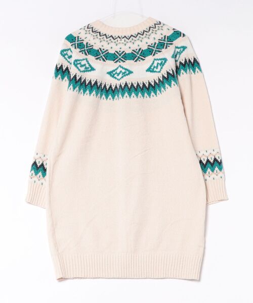 BILLABONG(ビラボン)の「BILLABONG ウィメンズ FAIR ISLE SWEATER ONEPIECE ワンピース 【2026年秋冬モデル】/ビラボンジャガードニットワンピ(ワンピース・レディース・ブラウン/アイボリー・MEDIUM/LARGE)」の3枚目の写真