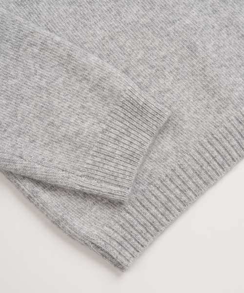 EXCONTAINER(エックスコンテナ)の「モックネッククロップドニット (MELANGE GREY)(ニット/セーター・メンズ・その他・MEDIUM/LARGE/X-LARGE)」の4枚目の写真