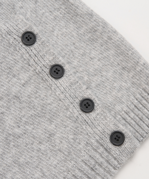 EXCONTAINER(エックスコンテナ)の「モックネッククロップドニット (MELANGE GREY)(ニット/セーター・メンズ・その他・MEDIUM/LARGE/X-LARGE)」の5枚目の写真