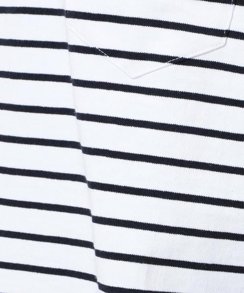 green label relaxing（グリーンレーベルリラクシング）の「CF へヴィウェイト SSL Tシャツ◆（Tシャツ/カットソー・レディース・オフホワイト/ホワイト×ネイビー/グレー/モカ/レッド/その他2・FREE）」の15枚目の写真