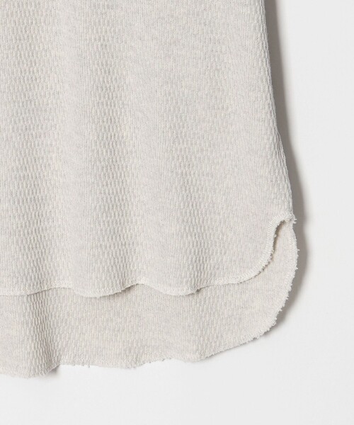 KURO(クロ)の「<KURO> THERMAL CREW/クルーネック サーマル(Tシャツ/カットソー・メンズ・ナチュラル・S/L/M)」の5枚目の写真