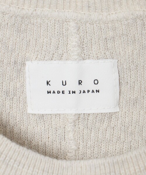 KURO(クロ)の「<KURO> THERMAL CREW/クルーネック サーマル(Tシャツ/カットソー・メンズ・ナチュラル・S/L/M)」の7枚目の写真