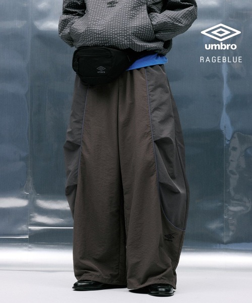 UMBRO(アンブロ)の「【umbro/アンブロ】アンブロ/配色ナイロンパンツ(その他パンツ・メンズ・グレー/ブラック・FREE)」の2枚目の写真