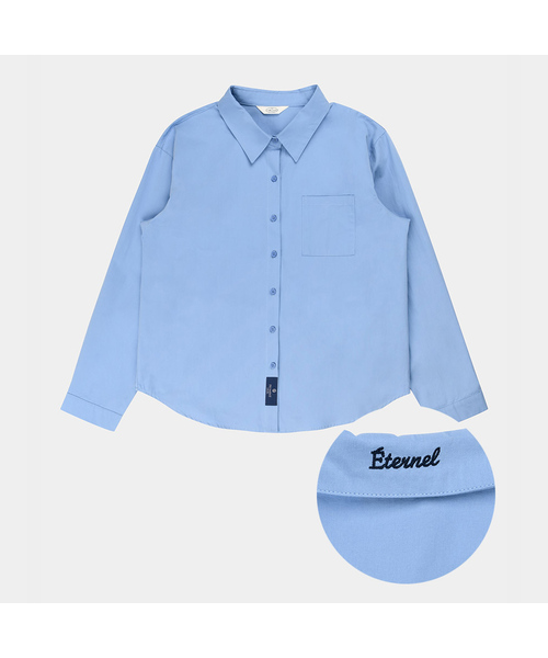 PIGMENT（ピグメント）の「[デイリー]カラーボクシーシャツ (KYNB2608001)（シャツ/ブラウス・レディース・レッド/ブルー/グリーン/アイボリー/クリーム・FREE）」の5枚目の写真