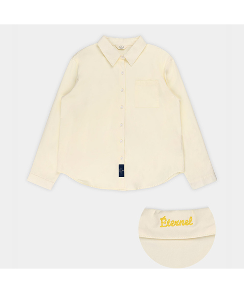 PIGMENT（ピグメント）の「[デイリー]カラーボクシーシャツ (KYNB2608001)（シャツ/ブラウス・レディース・レッド/ブルー/グリーン/アイボリー/クリーム・FREE）」の3枚目の写真