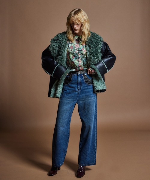 26WINTER PRE-ORDER】Double-Breasted Vegan Mouton Coat/ダブル