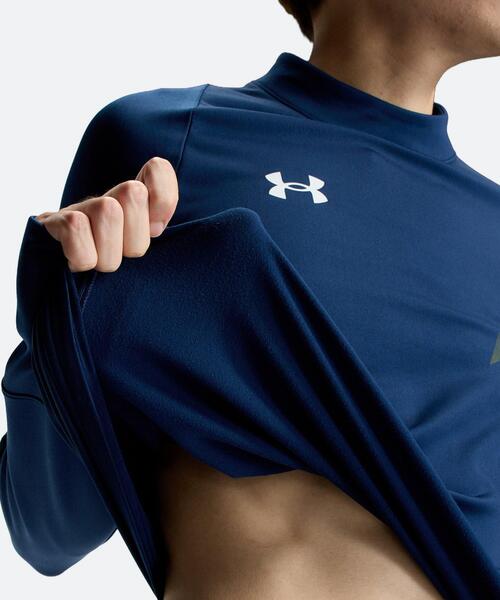 UNDER ARMOUR(アンダーアーマー)の「UAコールドギア プロ モックネック シャツ(トレーニング/メンズ)(Tシャツ/カットソー・メンズ・ネイビー・S/L/M/XL/3XL/2XL)」の6枚目の写真