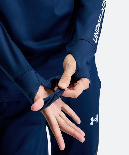UNDER ARMOUR(アンダーアーマー)の「UAコールドギア プロ モックネック シャツ(トレーニング/メンズ)(Tシャツ/カットソー・メンズ・ネイビー・S/L/M/XL/3XL/2XL)」の7枚目の写真