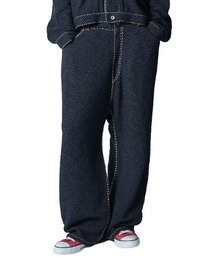 gim context（ジムコンテキスト）の「Hand Stitched Rigid Denim Knit Pants（その他パンツ）」