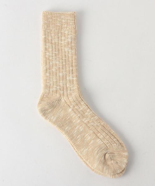 Another Edition(アナザーエディション)の「スラブMIXソックス/スラブMIX SKS◆(ソックス/靴下・レディース・オフホワイト/ライトグレー/ネイビー・FREE)」の1枚目の写真