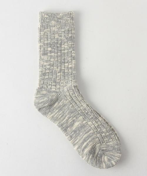 Another Edition(アナザーエディション)の「スラブMIXソックス/スラブMIX SKS◆(ソックス/靴下・レディース・オフホワイト/ライトグレー/ネイビー・FREE)」の2枚目の写真