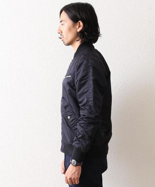 coen(コーエン)の「ナイロンツイルMA-1(MA-1・メンズ・オリーブ/ネイビー・SMALL/MEDIUM/X-LARGE/LARGE)」の15枚目の写真