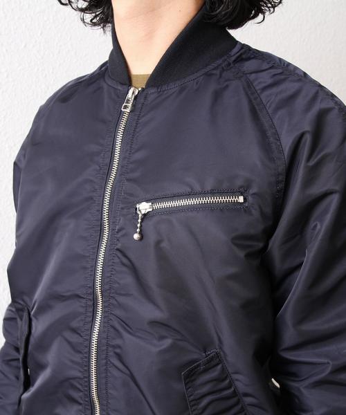 coen(コーエン)の「ナイロンツイルMA-1(MA-1・メンズ・オリーブ/ネイビー・SMALL/MEDIUM/X-LARGE/LARGE)」の17枚目の写真