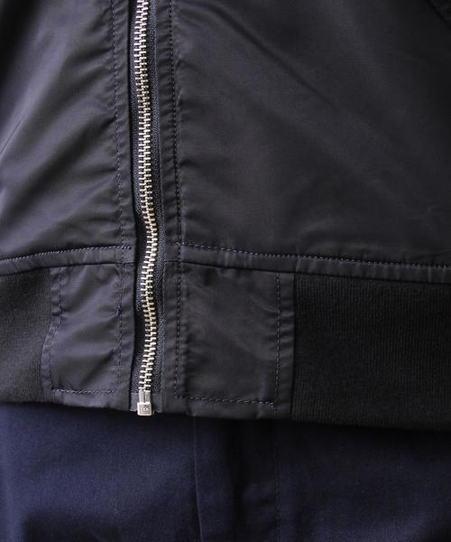 coen(コーエン)の「ナイロンツイルMA-1(MA-1・メンズ・オリーブ/ネイビー・SMALL/MEDIUM/X-LARGE/LARGE)」の10枚目の写真