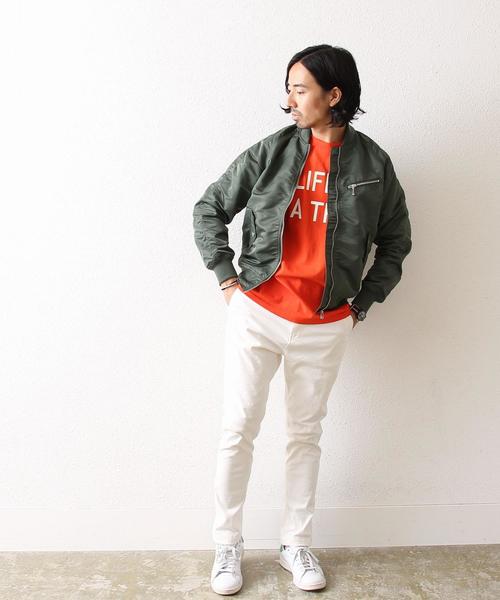 coen(コーエン)の「ナイロンツイルMA-1(MA-1・メンズ・オリーブ/ネイビー・SMALL/MEDIUM/X-LARGE/LARGE)」の5枚目の写真