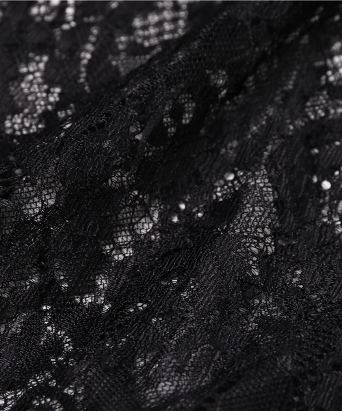 archives（アルシーヴ）の「レースシアー マキシスカート（スカート・レディース・オフホワイト/ピンク/ブラック・MEDIUM）」の9枚目の写真