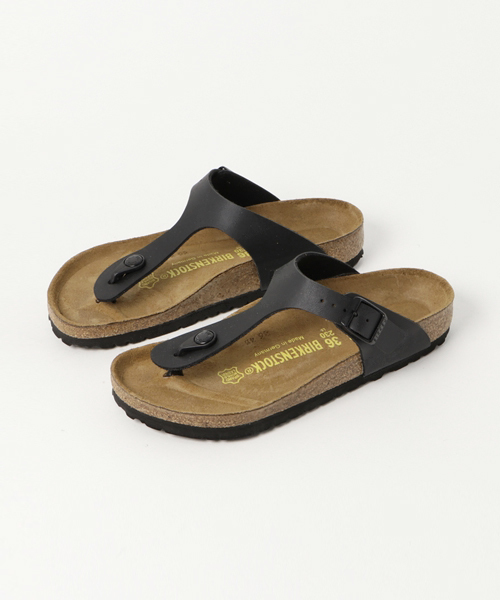 BIRKENSTOCK（ビルケンシュトック）の「BIRKENSTOCK（ビルケンシュトック）　ＣＬＡＳＳＩＣ　ＧＩＺＥＨ（サンダル・レディース・ブラック/ホワイト・36/37）」の2枚目の写真