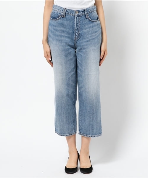 Moname(モナーム)の「■Moname デニム ワイドパンツ WIDE PANTS(ワイドパンツ)/41162002(デニムパンツ・レディース・ブルー・23inch/24inch/25inch/26inch)」の11枚目の写真