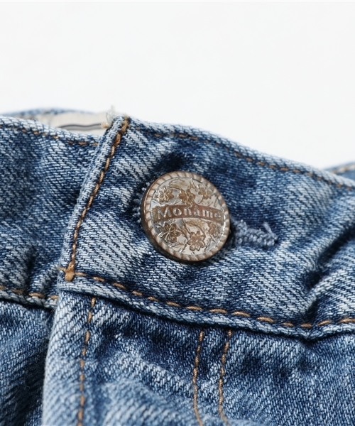 Moname(モナーム)の「■Moname デニム ワイドパンツ WIDE PANTS(ワイドパンツ)/41162002(デニムパンツ・レディース・ブルー・23inch/24inch/25inch/26inch)」の10枚目の写真