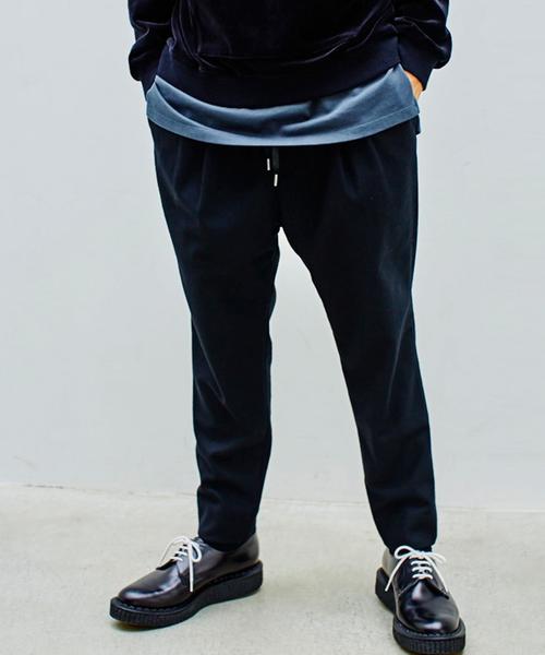 MONKEY TIME（モンキータイム）の「＜monkey time＞ フラノ バックジップ ドロップドパンツ◆（その他パンツ・メンズ・ダークブラウン/ブラック・SMALL/LARGE/MEDIUM）」の6枚目の写真