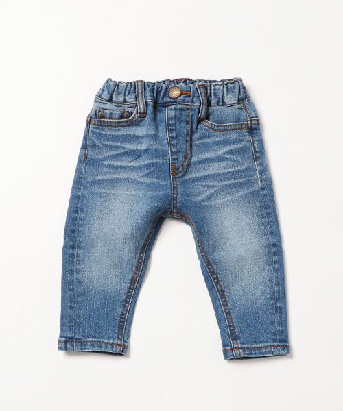 Ocean&Ground(オーシャン&グラウンド)の「DENIM TAPARDE PANTS (80〜140cm)(パンツ)」|ブルー