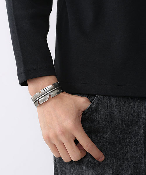 NANO universe(ナノユニバース)の「30/2フライスモックネックPO(Tシャツ/カットソー・メンズ・ブラック/ホワイト/チャコール・LARGE/SMALL/MEDIUM/X-LARGE)」の13枚目の写真