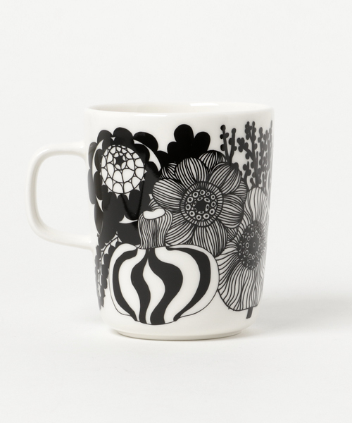 marimekko（マリメッコ）の「SIIRTOLAPUUTARHA　/ MUG 2,5 DL（グラス/マグカップ/タンブラー・レディース・ブラック・FREE）」の2枚目の写真