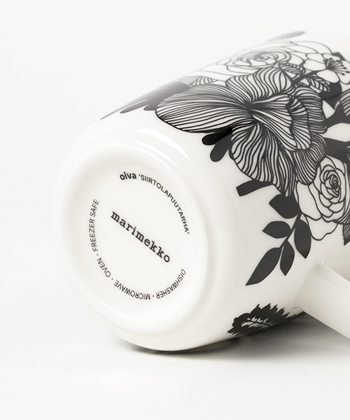 marimekko（マリメッコ）の「SIIRTOLAPUUTARHA　/ MUG 2,5 DL（グラス/マグカップ/タンブラー・レディース・ブラック・FREE）」の5枚目の写真