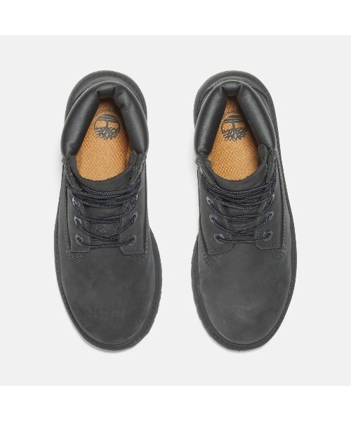 Timberland（ティンバーランド）の「【定番】6インチ プレミアム ウォータープルーフ ブーツ ジュニア（ブーツ・キッズ・ブラック・24.0cm/22.5cm/23.0cm/23.5cm）」の5枚目の写真