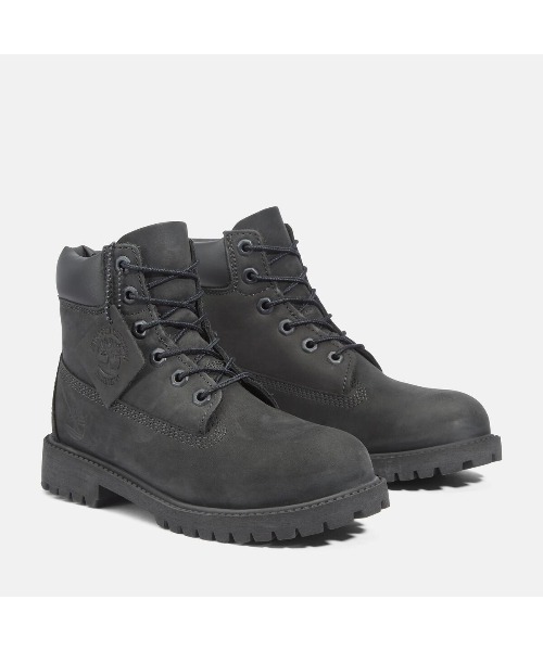 Timberland（ティンバーランド）の「【定番】6インチ プレミアム ウォータープルーフ ブーツ ジュニア（ブーツ・キッズ・ブラック・24.0cm/22.5cm/23.0cm/23.5cm）」の4枚目の写真