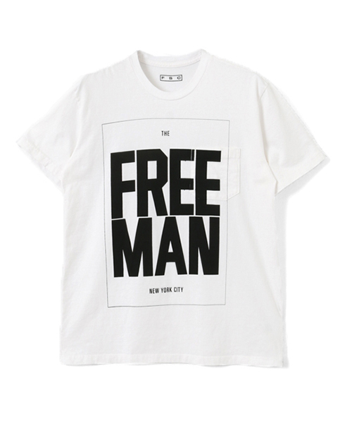 FREEMANS SPORTING CLUB(フリーマンズ スポーティング クラブ)の「Freemans Sporting Club LOGO TEE(Tシャツ/カットソー・メンズ・ホワイト・X-SMALL/SMALL/MEDIUM)」の1枚目の写真