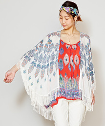 チャイハネ | 【チャイハネ】yul 曼荼羅フリンジカーディガン(カーディガン/ボレロ)