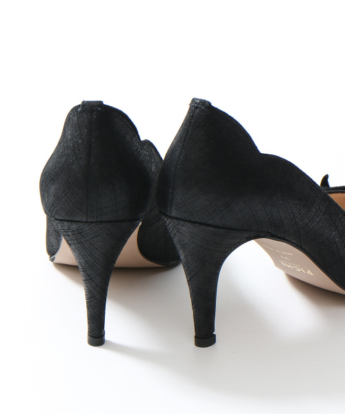 PICHE ABAHOUSE（ピシェ アバハウス）の「リボンスカラップパンプス（パンプス・レディース・ブラック/レッド/ダークグレー・39/36/37/38/35/40/34）」の9枚目の写真