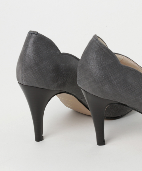 PICHE ABAHOUSE（ピシェ アバハウス）の「リボンスカラップパンプス（パンプス・レディース・ブラック/レッド/ダークグレー・39/36/37/38/35/40/34）」の16枚目の写真