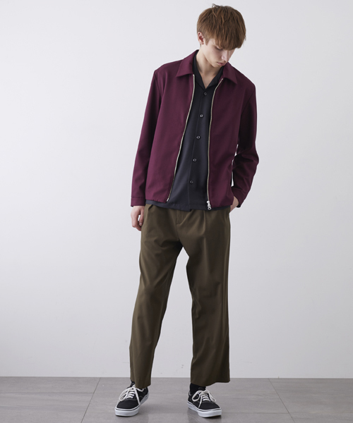 STUDIOUS（ステュディオス）の「ブライトサージジップブルゾン（ブルゾン・メンズ・オレンジ/ブラック/パープル・1/2/3）」の11枚目の写真